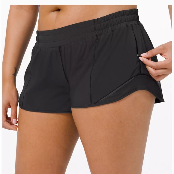 lululemon athletica Pants - Lululemon black hotty hot shorts 😍